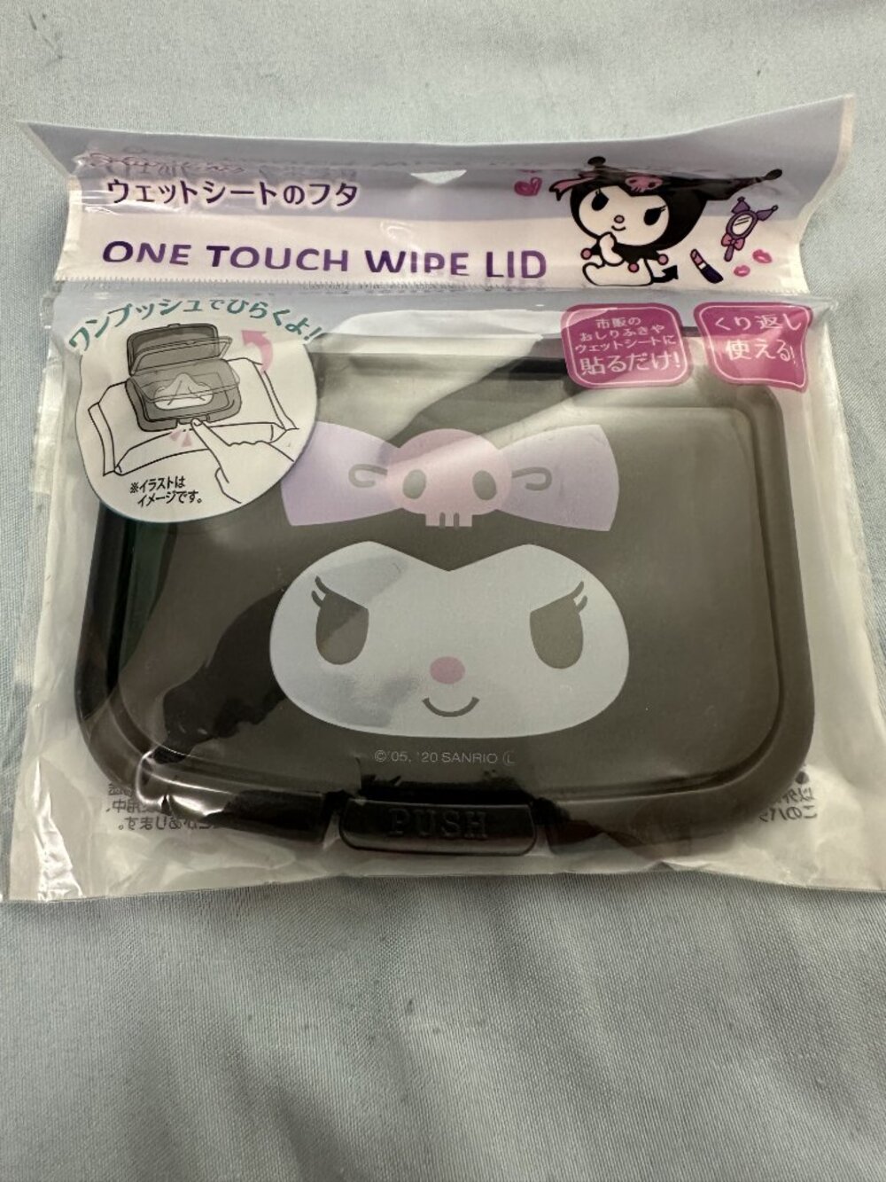 Sanrio Kuromi One Touch Wipe Lid - Picture 2 of 5